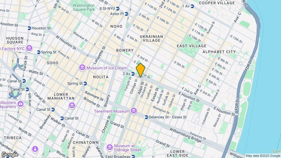 205 Allen St-Unit -25 Mapa y Detalles de la Ubicación