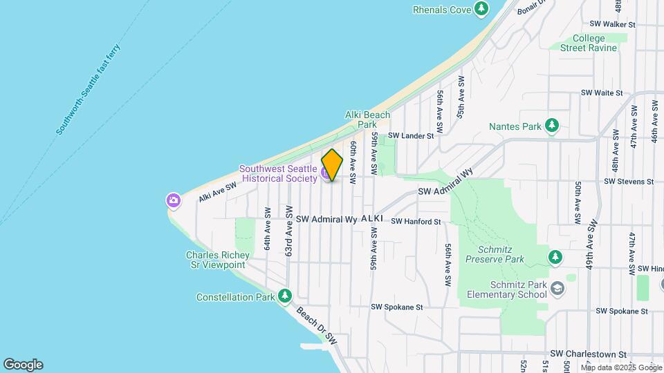 Alki Fourplex Map and Location Details