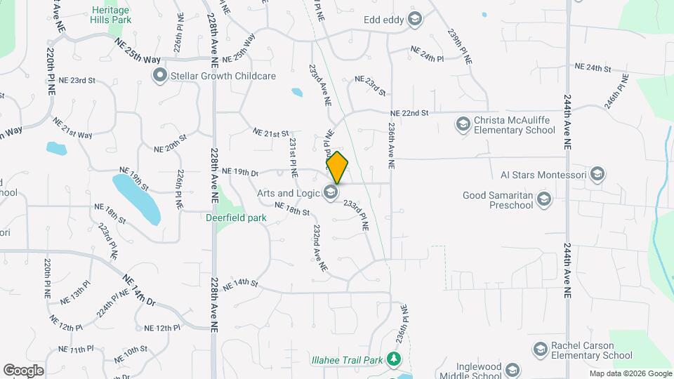 1830 233rd Pl NE Mapa y Detalles de la Ubicación