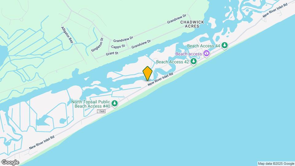 1411 New River Inlet Rd Mapa y Detalles de la Ubicación