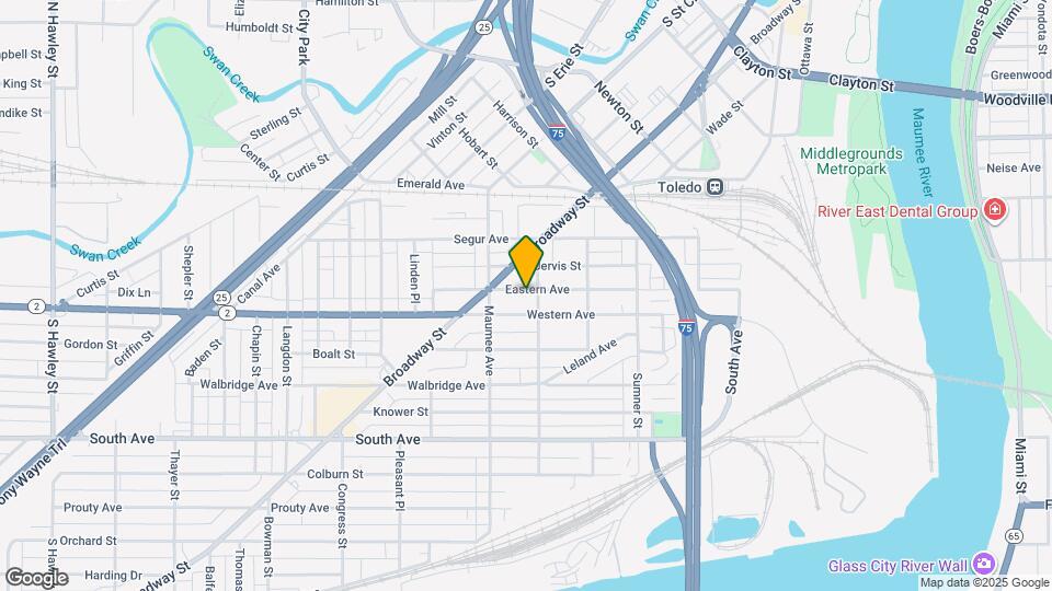 409 Eastern Ave Map and Location Details