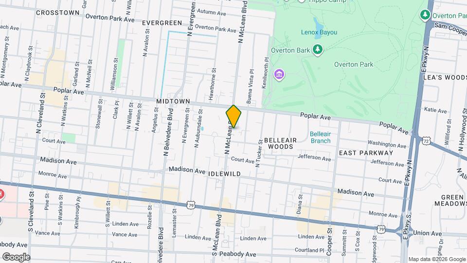 114 N McLean Blvd Mapa y Detalles de la Ubicación
