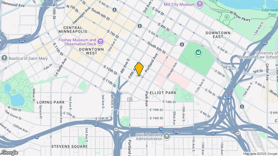 523 S 9th St, Unit 2 Map and Location Details