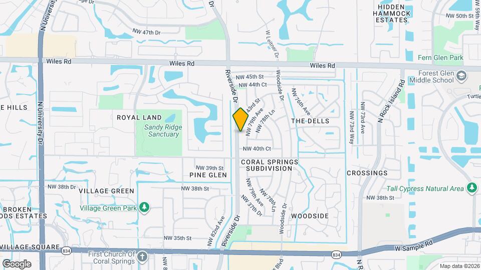 4109 Riverside Dr Map and Location Details