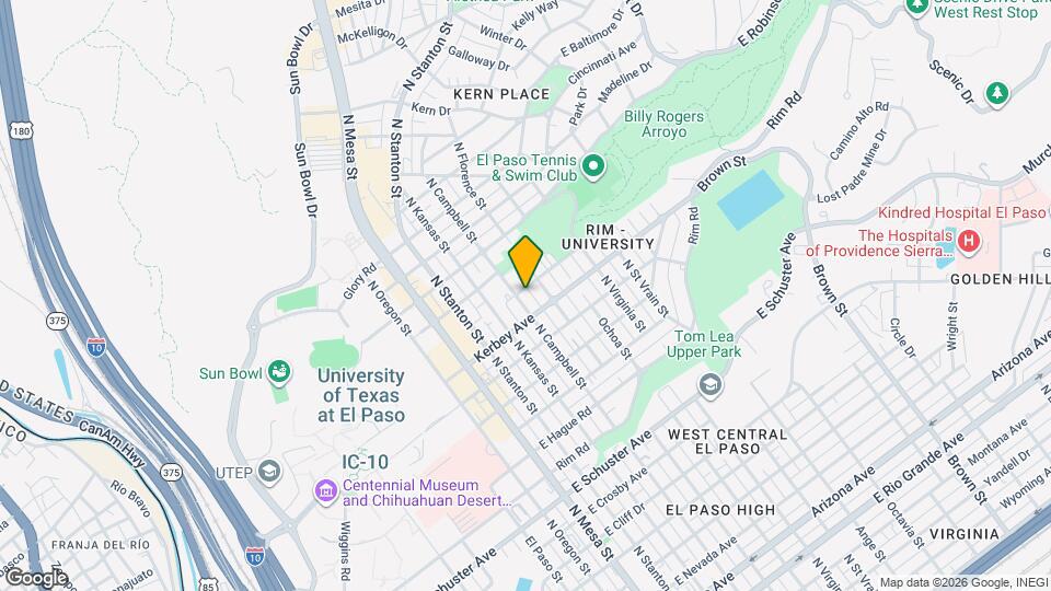 2316 N Campbell St Map and Location Details