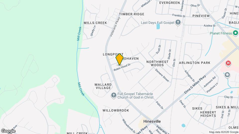 706 Robin Hood Dr Map and Location Details