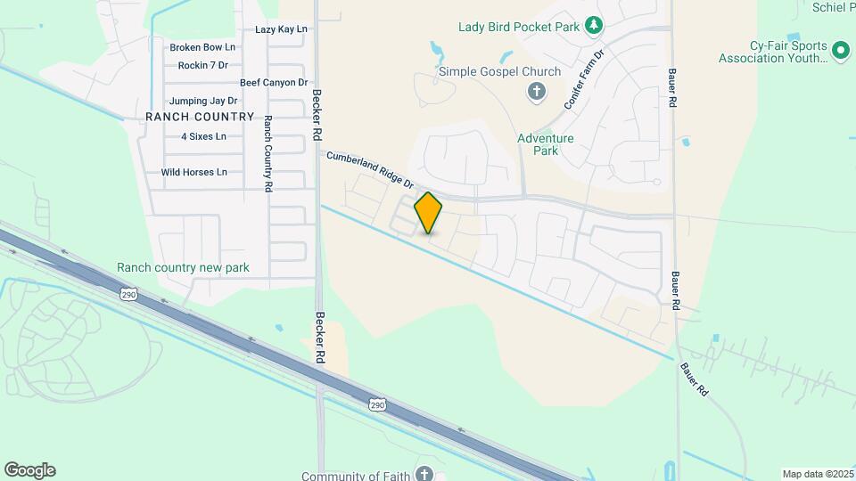 17123 Bluebonnet Creek Trl Map and Location Details