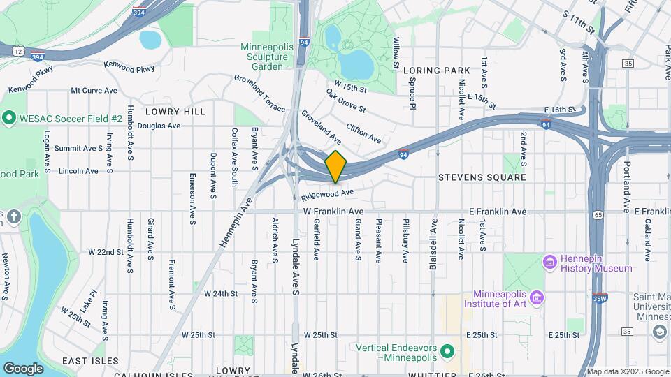 500 Ridgewood Ave Map and Location Details