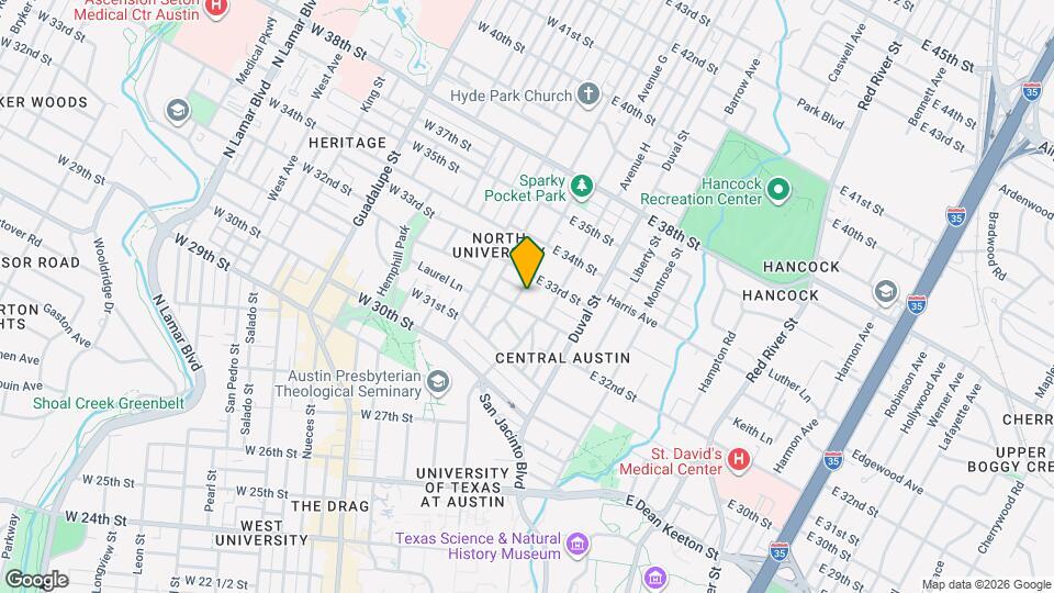 3205 Grooms St Map and Location Details