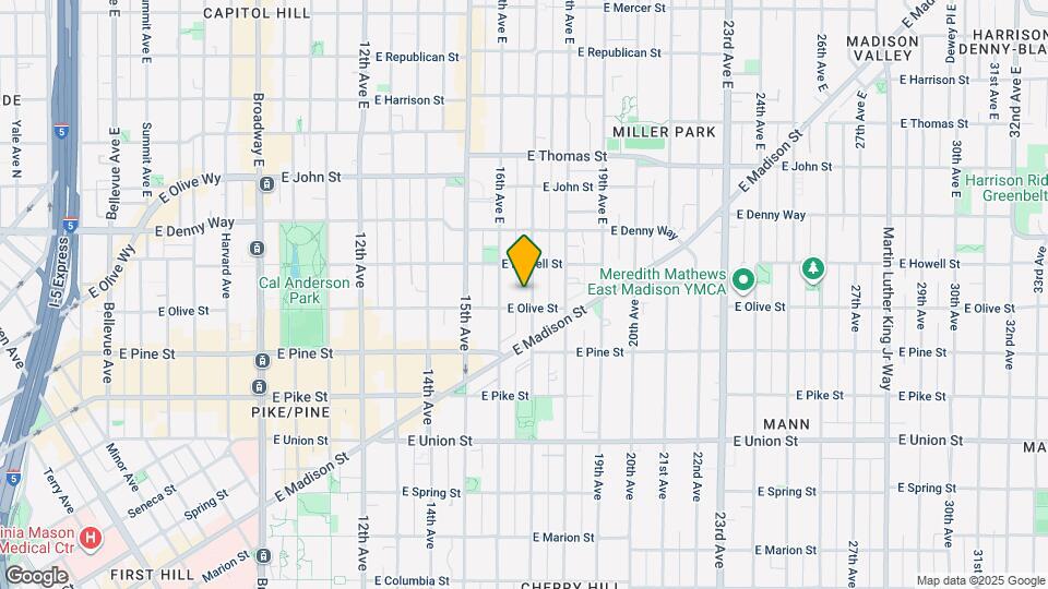 1719 17th Ave Map and Location Details
