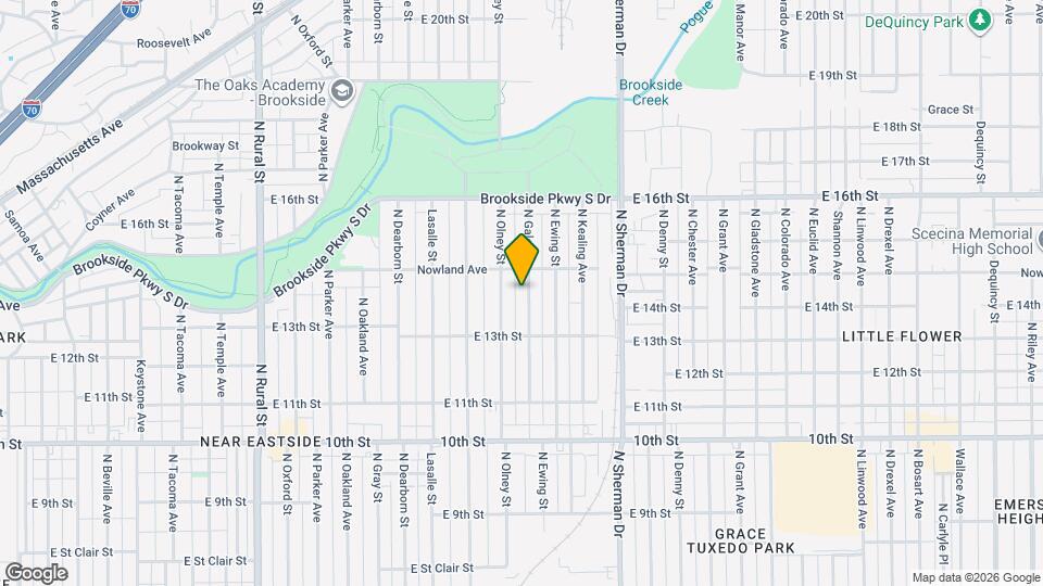 1348 N Gale St Mapa y Detalles de la Ubicación