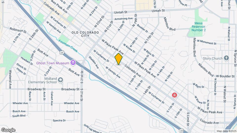1716 W Cucharras St Map and Location Details