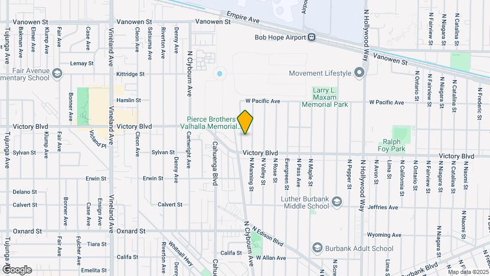 2120 N Dymond St Map and Location Details