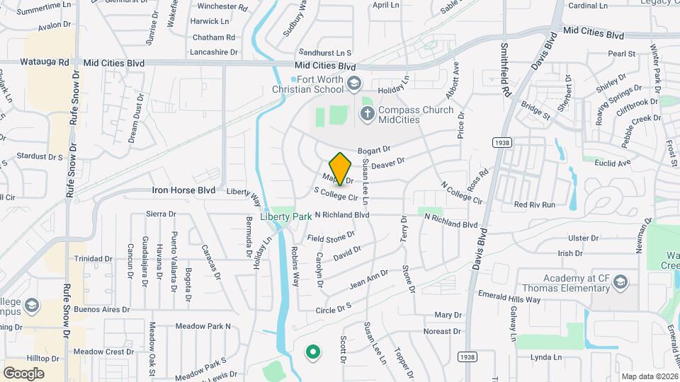 7425 S College Cir Map and Location Details