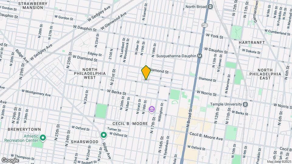 2003 N Cleveland St Map and Location Details