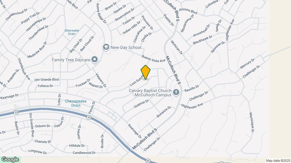 3709 Hollister Dr Map and Location Details