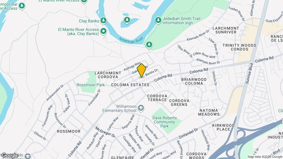 1981 Benita Dr Map and Location Details