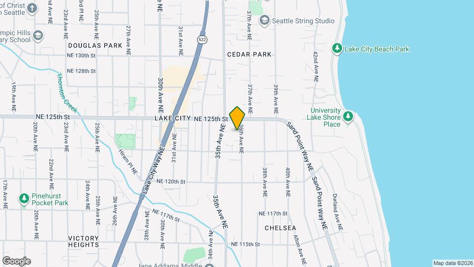 12341 36th Ave NE Mapa y Detalles de la Ubicación