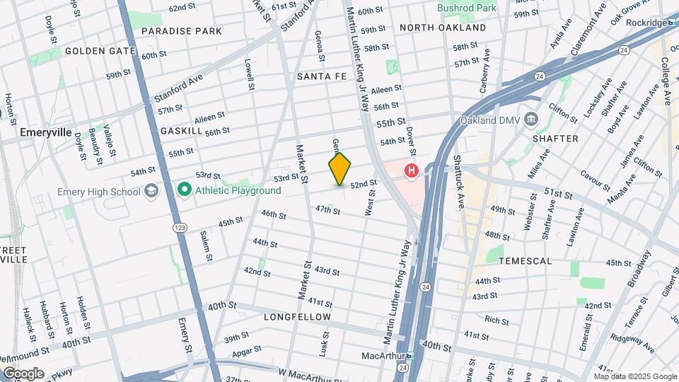 855 52nd St Map and Location Details
