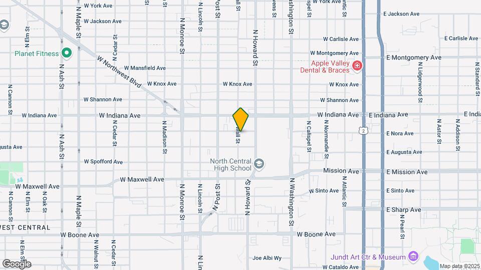 1722-1732 W Nora Ave Map and Location Details