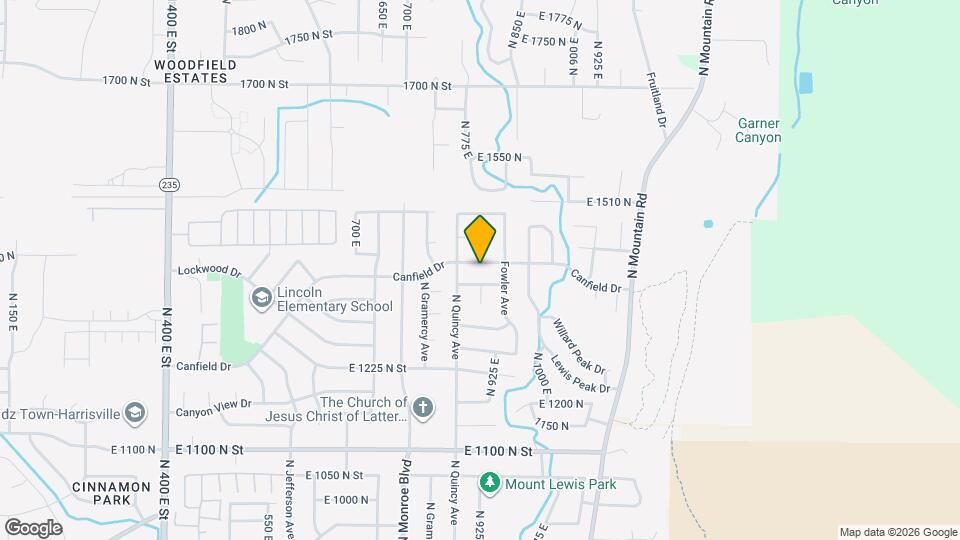 923 Canfield Dr Mapa y Detalles de la Ubicación