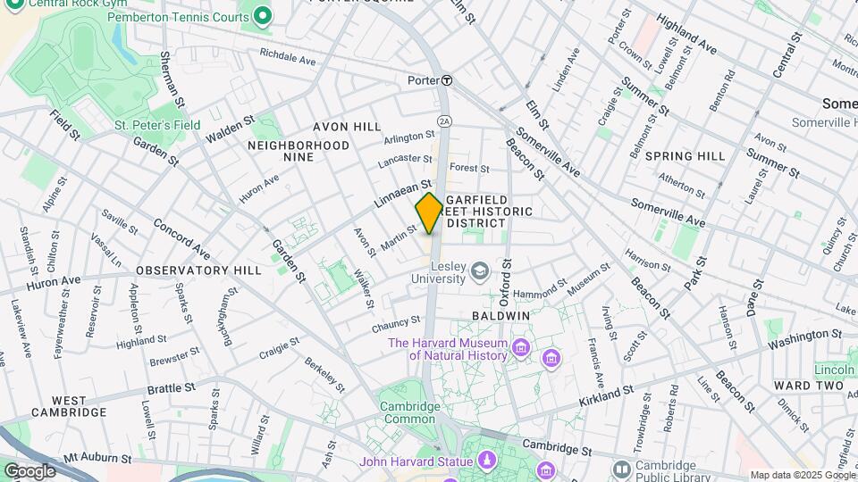 1686 Massachusetts Ave Map and Location Details