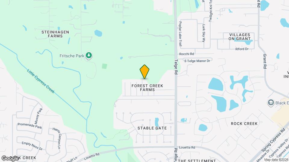 15842 Little Miss Creek Dr Map and Location Details