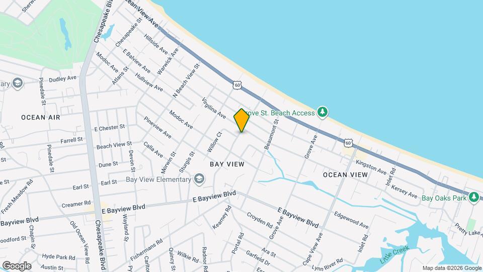 9522 Willow Terrace Map and Location Details