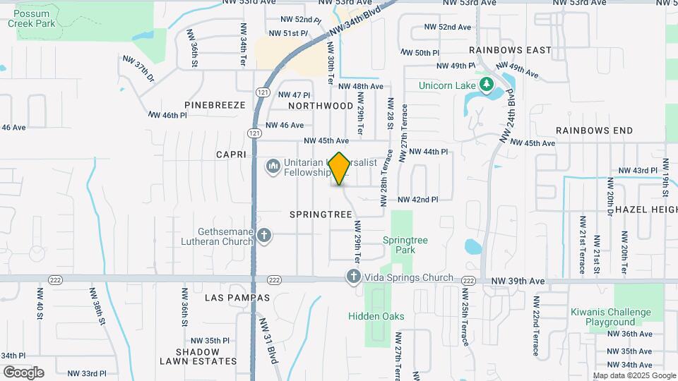 3007 NW 43rd Ave Map and Location Details