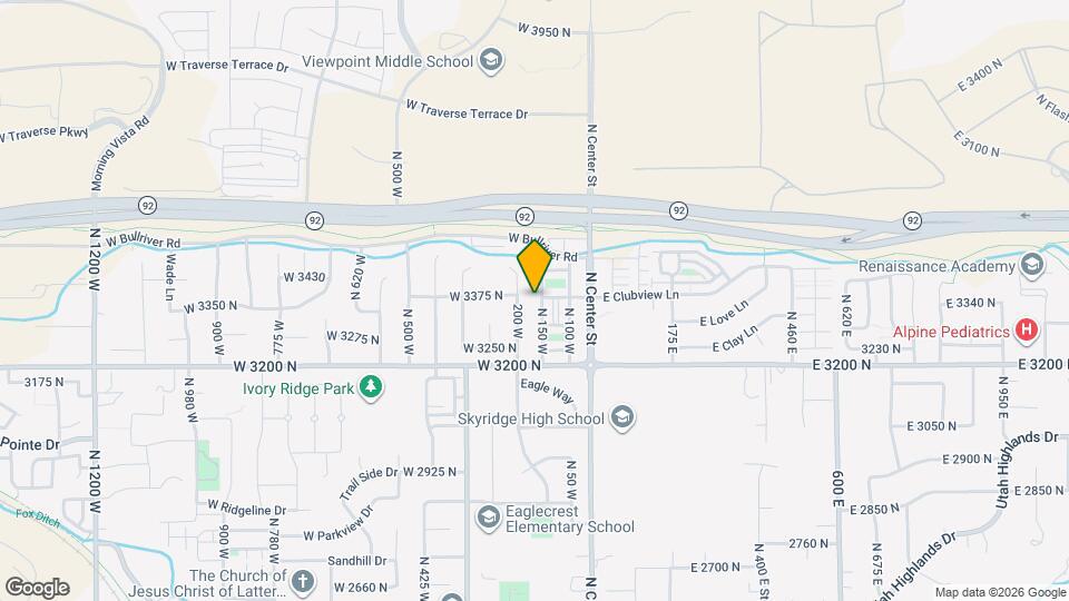 3357 N 150 W Map and Location Details