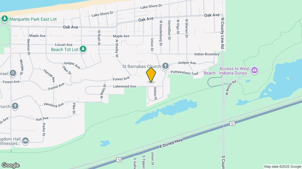 8726 Lakewood Ave Map and Location Details