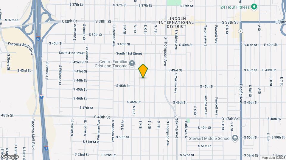 4328 S K St Map and Location Details