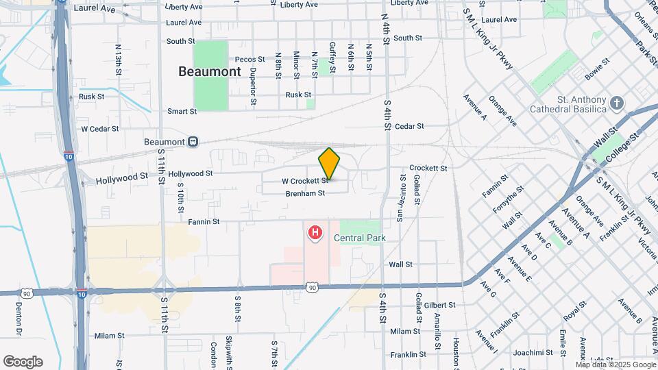 3051 W Crockett St Map and Location Details