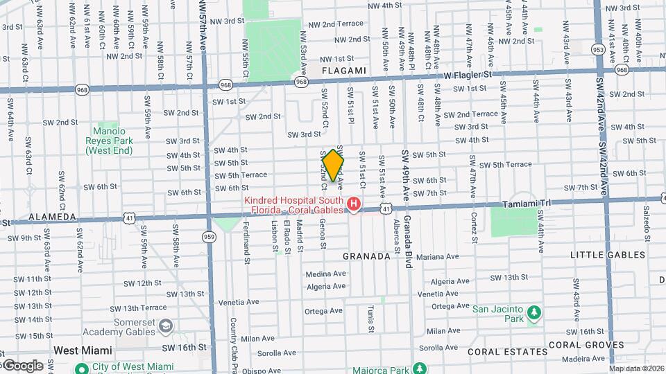 5220 SW 6th St Map and Location Details