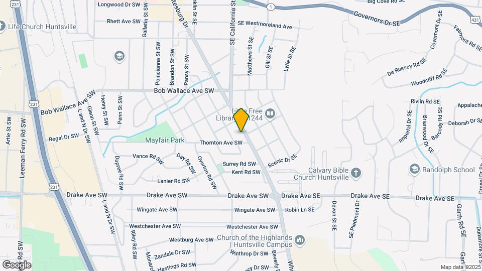 2510 Whitesburg Dr Map and Location Details