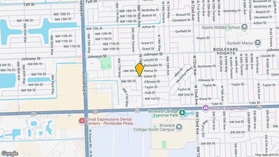 510 NW 76th Ave Map and Location Details