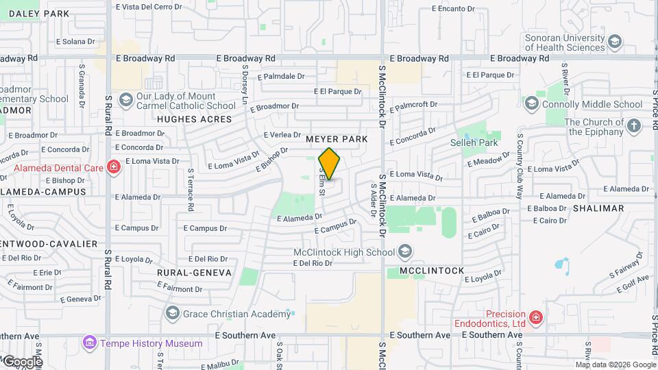 1609 E Gaylon Dr Map and Location Details