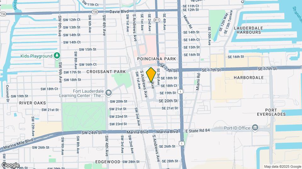 1813 SE 1st Ave Map and Location Details
