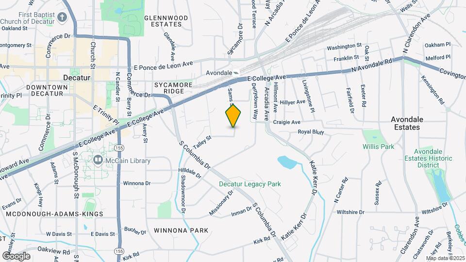 2630 Talley St Map and Location Details