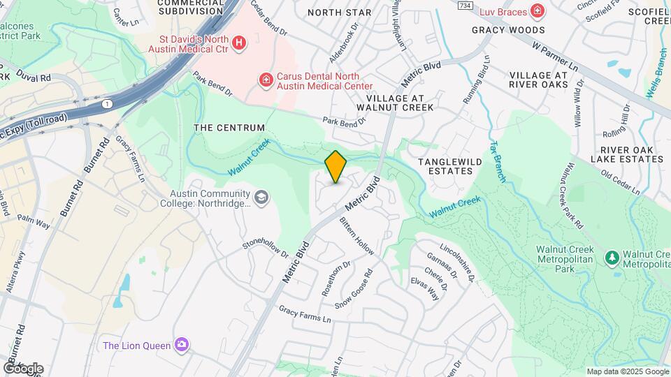 12100 Metric Blvd Mapa y Detalles de la Ubicación