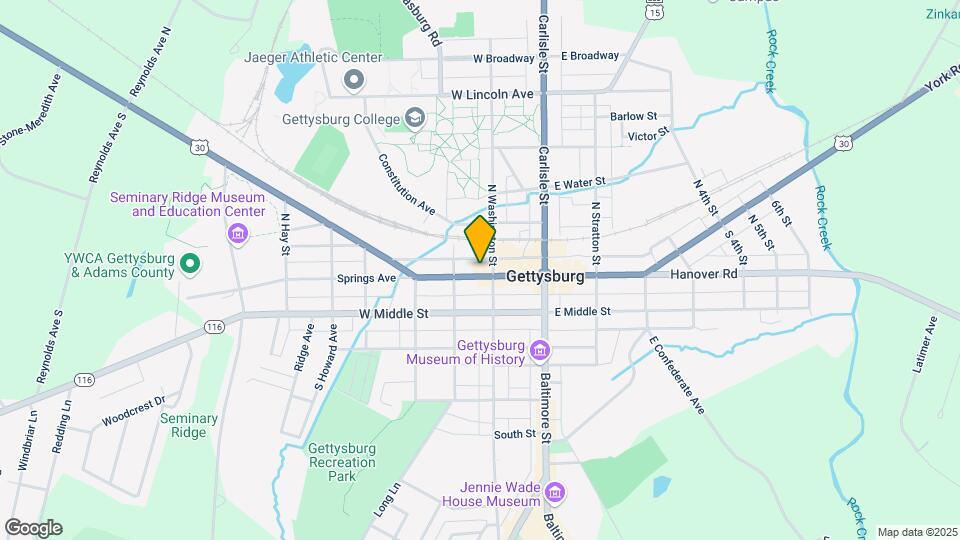 115 Chambersburg St Map and Location Details
