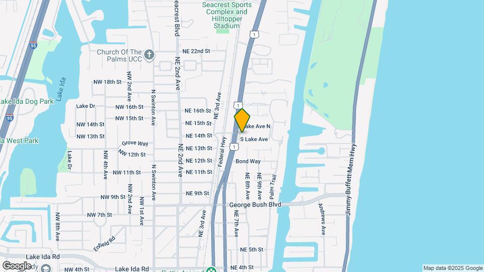 709 S Lake Ave Map and Location Details