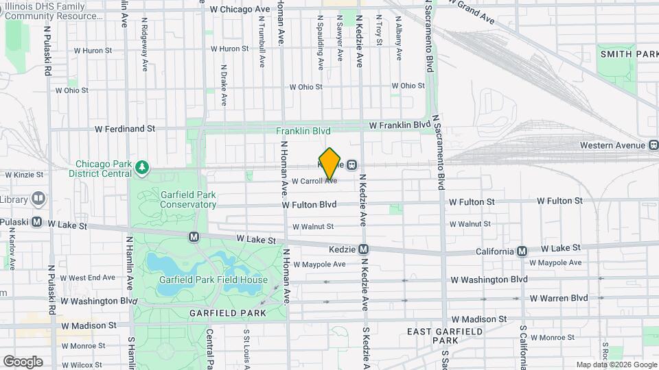 3251 W Carroll Ave, Unit 2 Map and Location Details