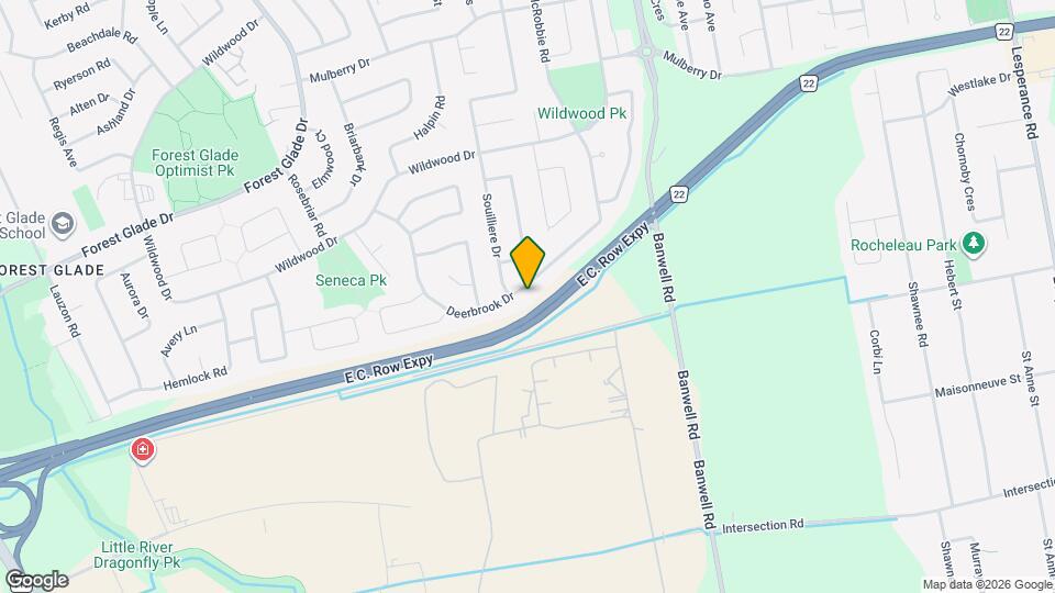 3621 Deerbrook Dr Map and Location Details