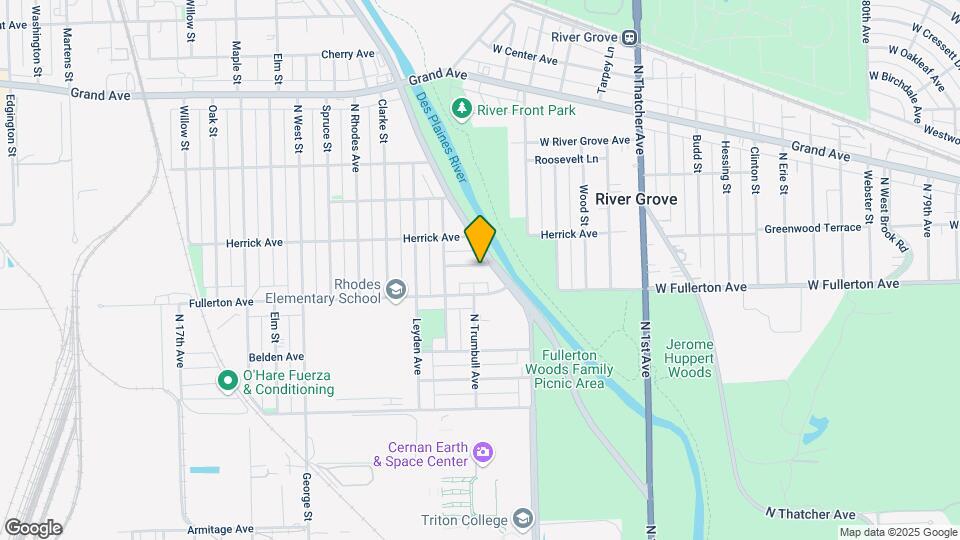 8715 Ridge St Map and Location Details