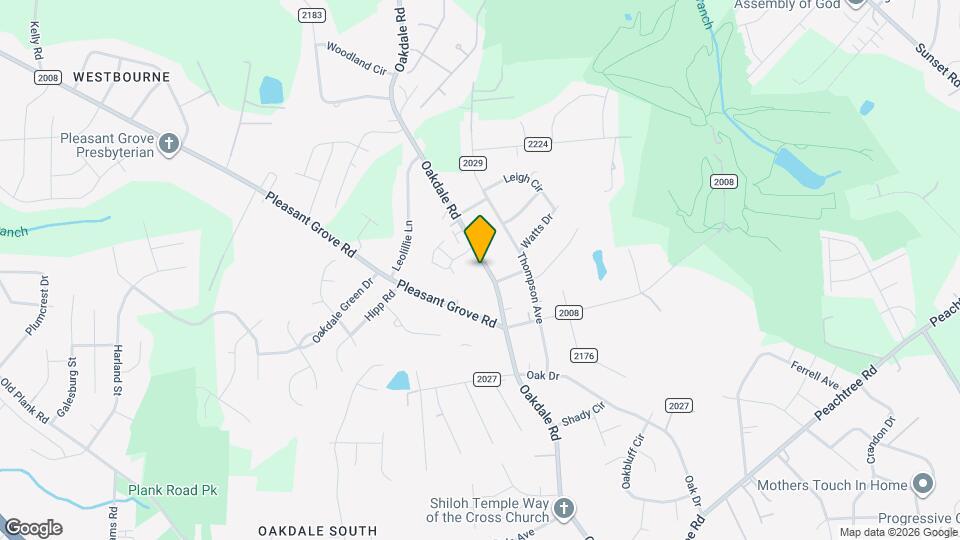 2017 Oakdale Rd Map and Location Details