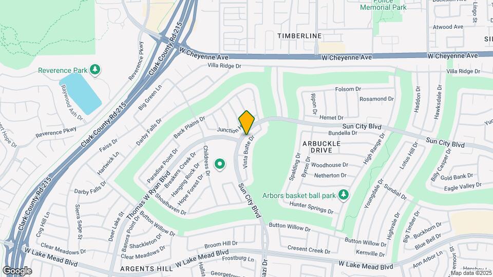 2833 Vista Butte Dr Map and Location Details