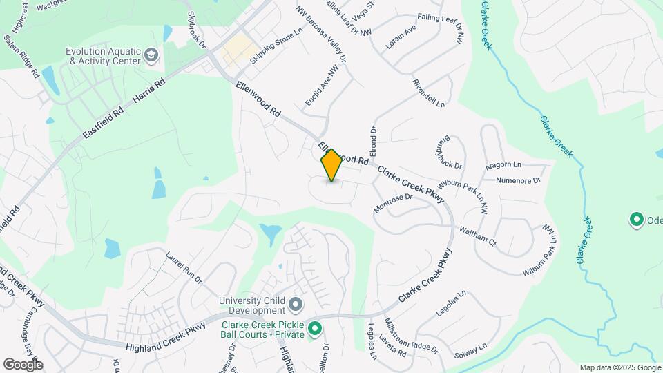 1317 Crestfield Ct Map and Location Details