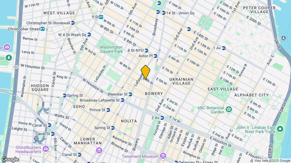28-30 E 4th St Mapa y Detalles de la Ubicación