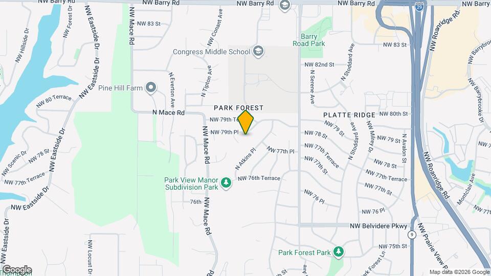 8009 NW 79th Pl Map and Location Details